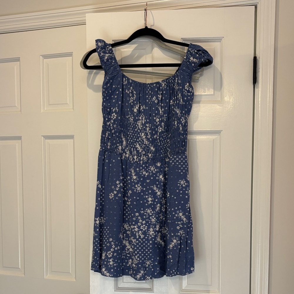 Blue Floral Dress